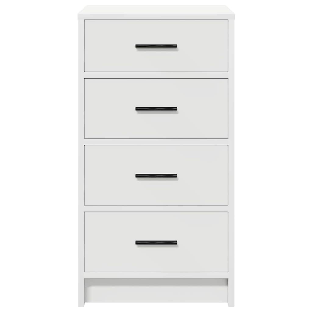 Credenza con cassetto Bianco 40 x 41 x 75 cm Legno multistrato