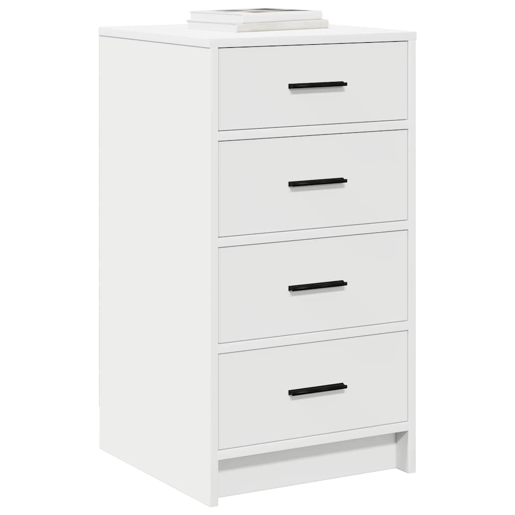 Credenza con cassetto Bianco 40 x 41 x 75 cm Legno multistrato