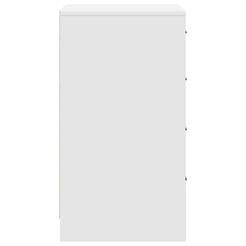 Credenza con cassetto Bianco 40 x 41 x 75 cm Legno multistrato