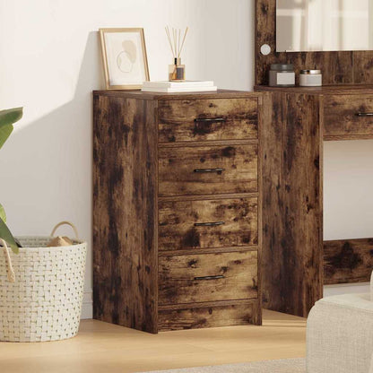 Credenza Rovere fumo 40 x 41 x 75 cm Legno multistrato