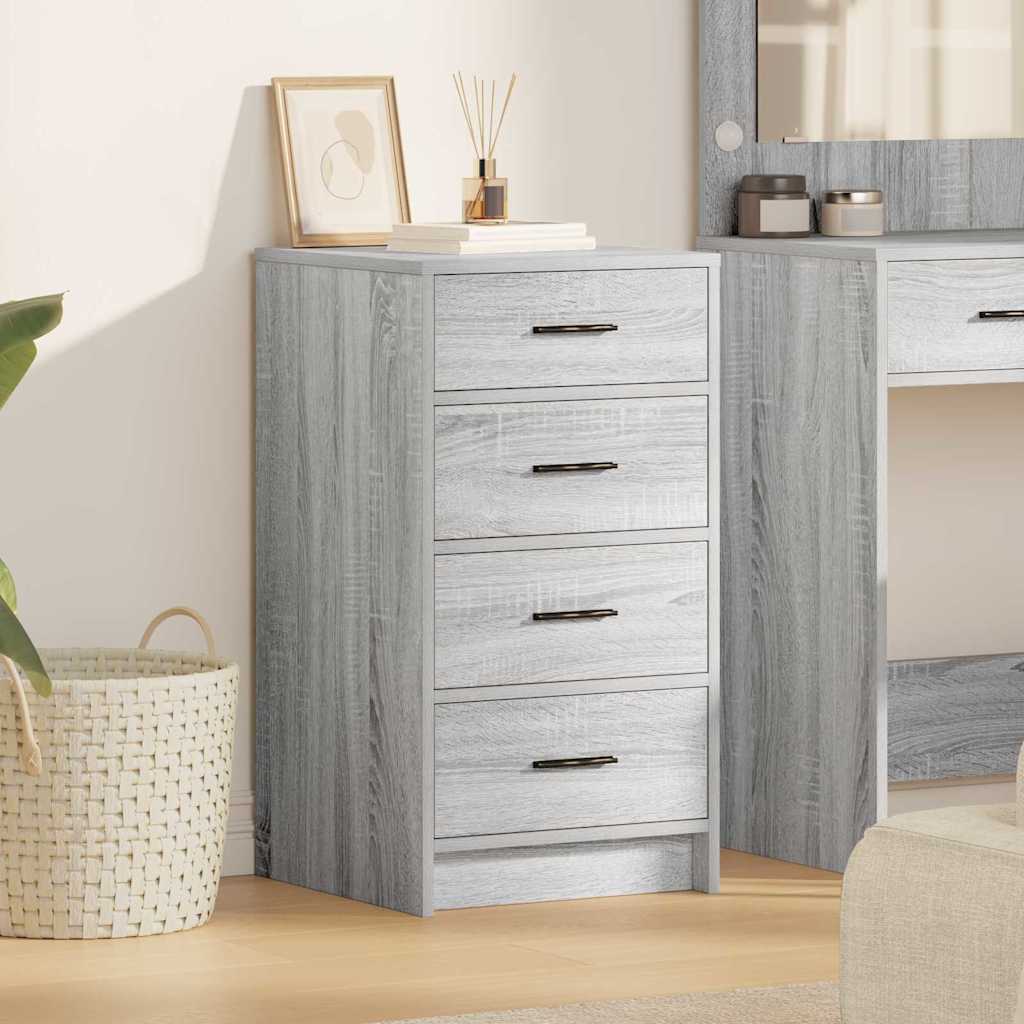 Credenza Grigio sonoma 40 x 41 x 75 cm Legno multistrato