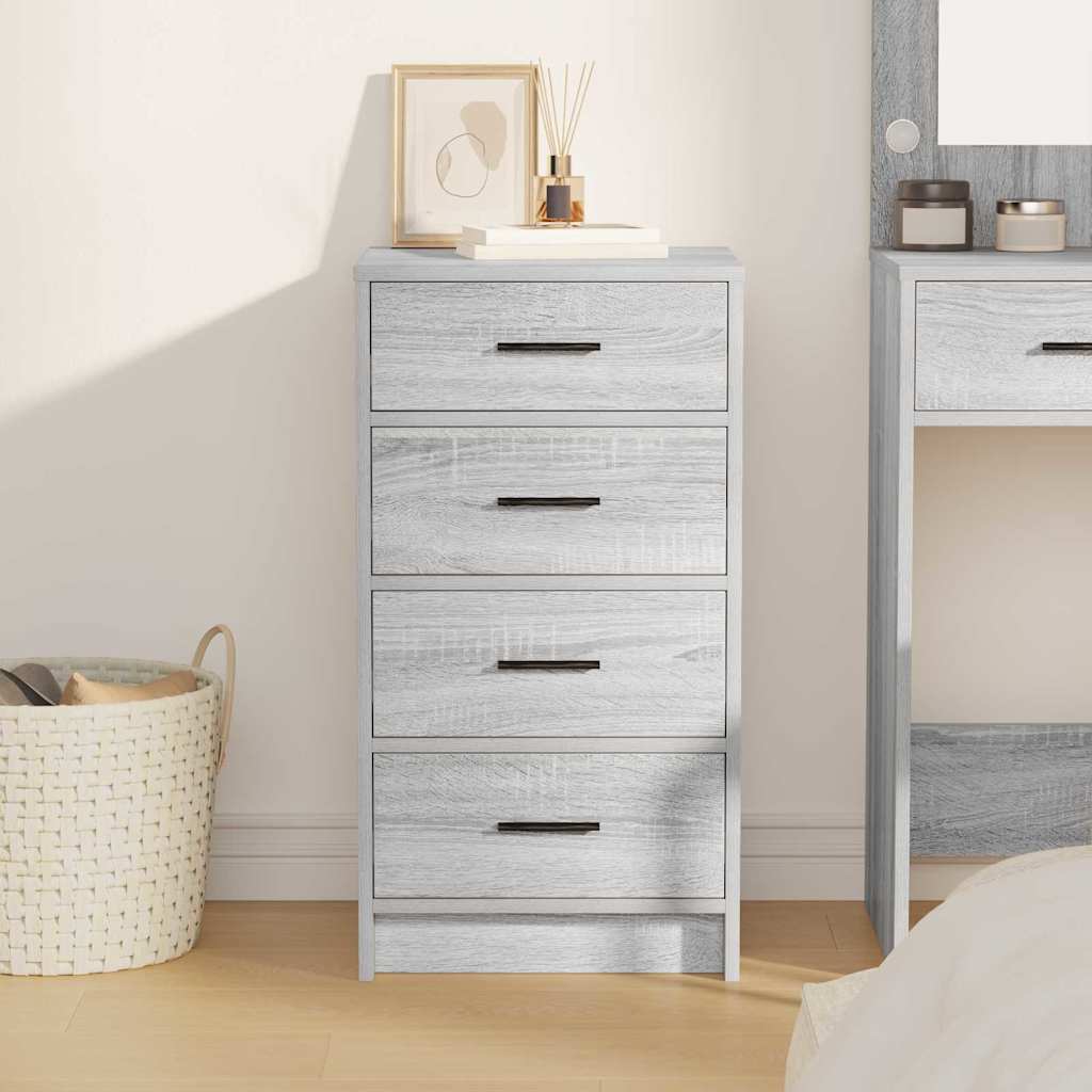 Credenza Grigio sonoma 40 x 41 x 75 cm Legno multistrato