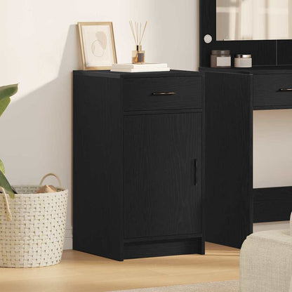 Credenza Rovere Nero 40 x 40.5 x 75 cm Legno multistrato
