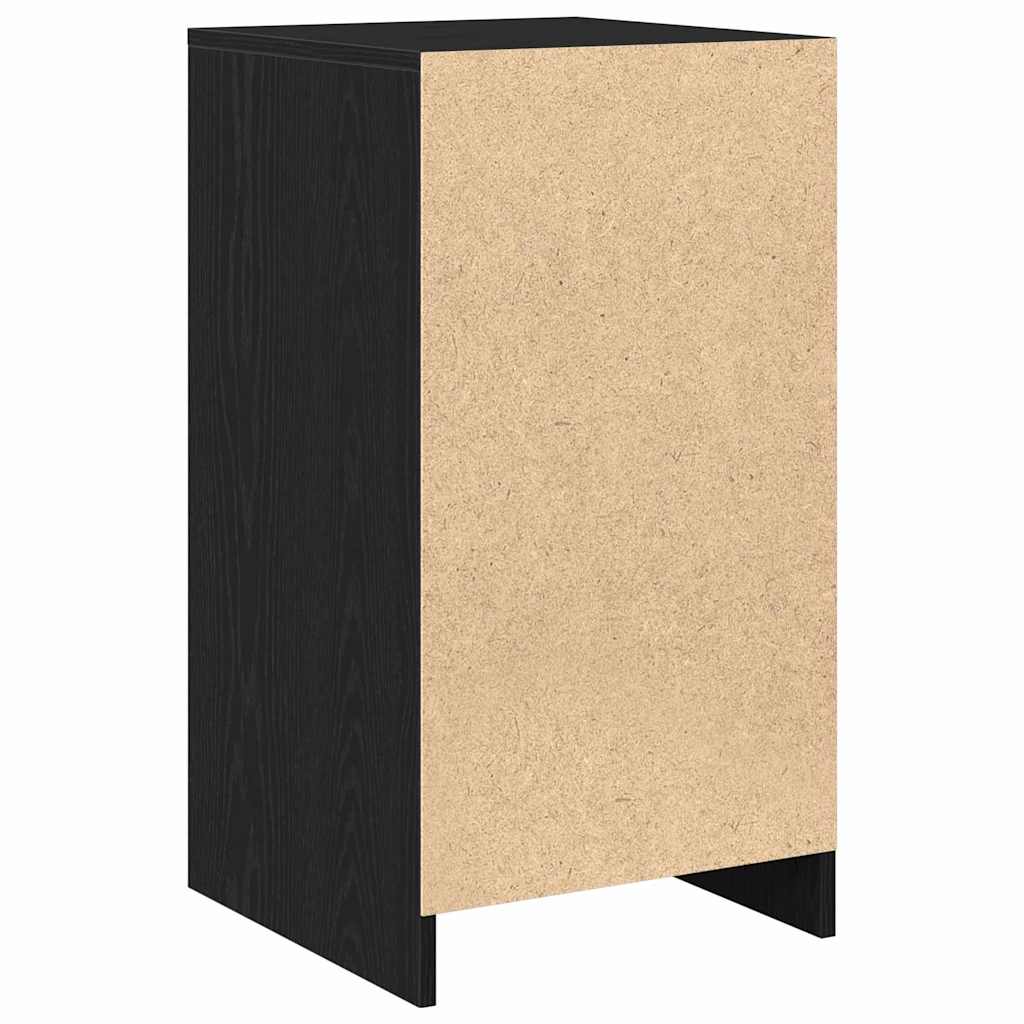 Credenza Rovere Nero 40 x 40.5 x 75 cm Legno multistrato