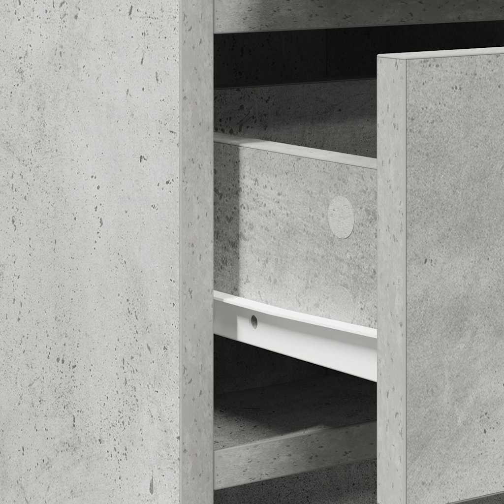 Credenza Grigio cemento 40 x 40.5 x 75 cm Legno multistrato
