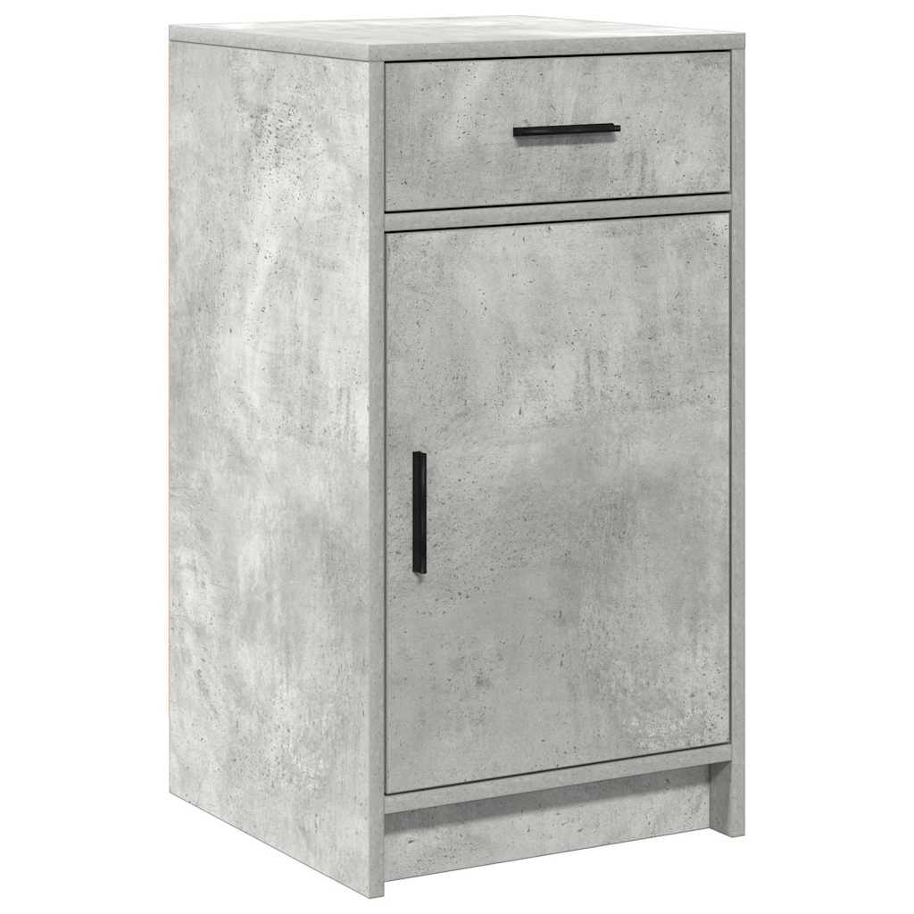 Credenza Grigio cemento 40 x 40.5 x 75 cm Legno multistrato