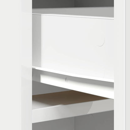 Credenza Bianco 40 x 40,5 x 135 cm Legno multistrato | homemem39
