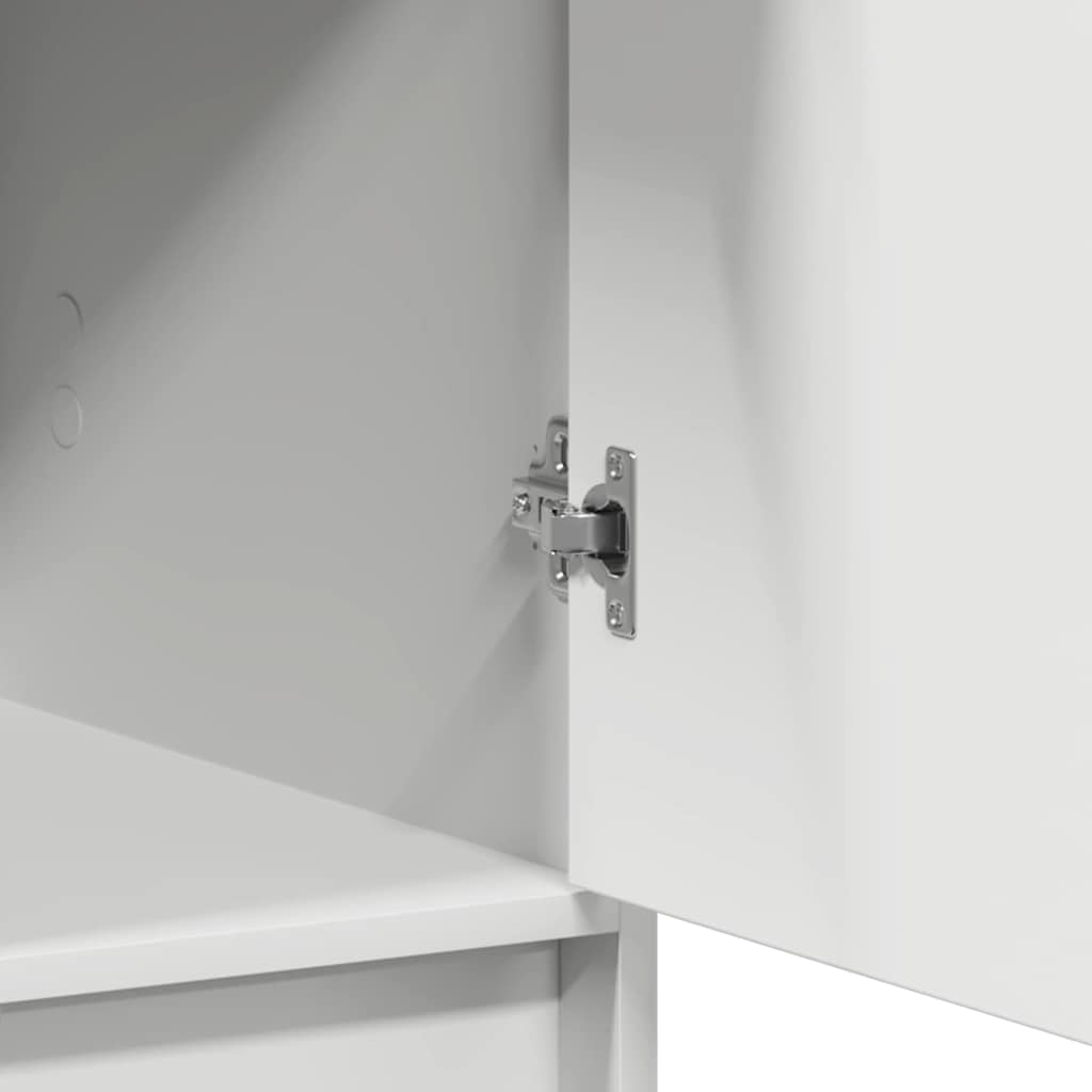 Credenza Bianco 40 x 40,5 x 135 cm Legno multistrato