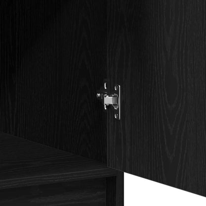 Credenza Rovere Nero 40 x 40,5 x 135 cm Legno multistrato