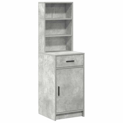 Credenza Grigio cemento 40 x 40,5 x 135 cm Legno multistrato