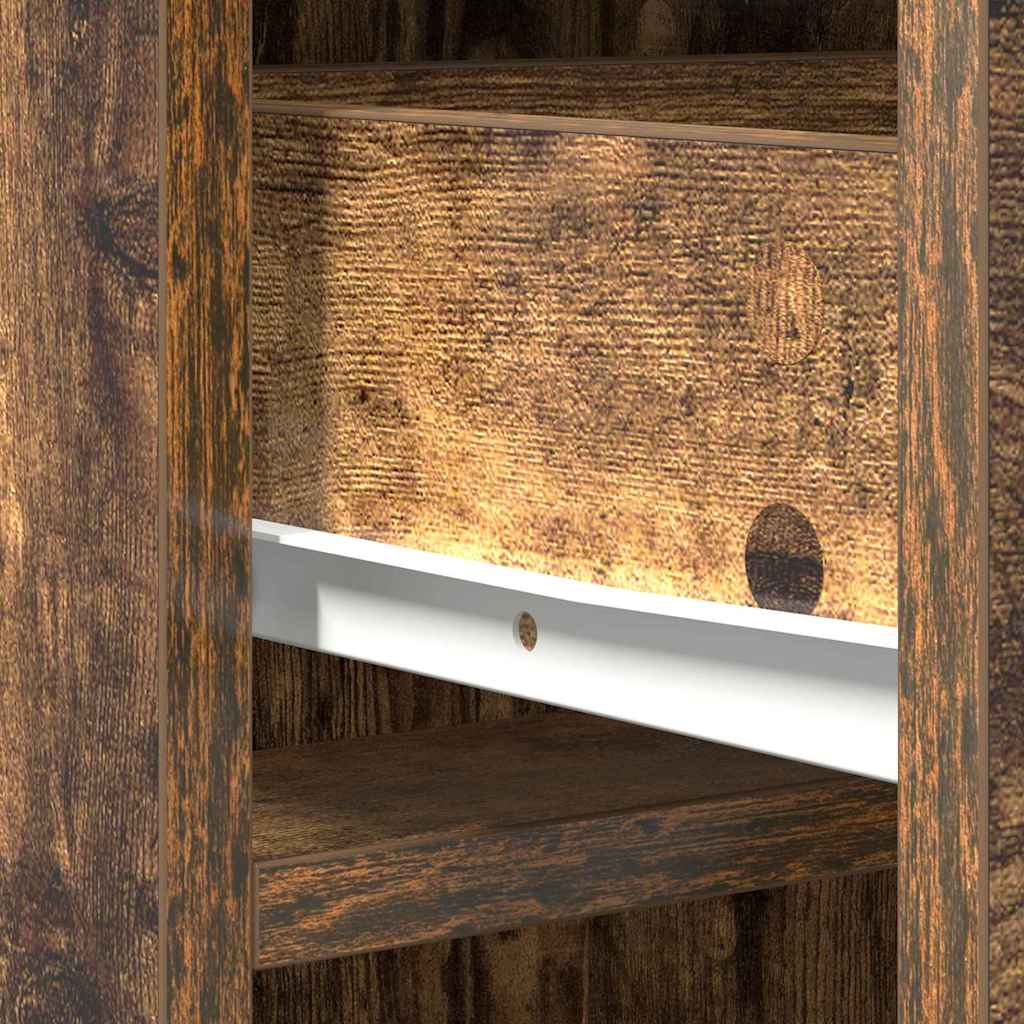 Credenza Rovere fumé 40 x 40,5 x 135 cm Legno multistrato