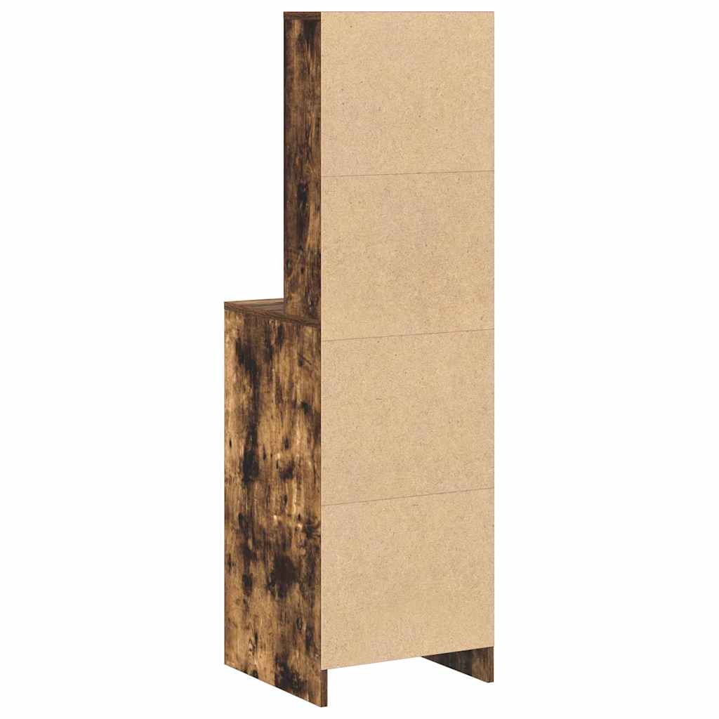Credenza Rovere fumé 40 x 40,5 x 135 cm Legno multistrato