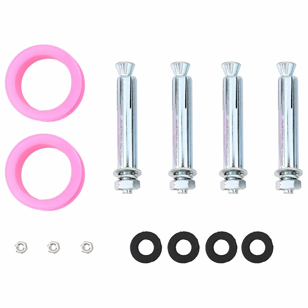 Doccia Solare da Esterno Nero 217 cm PVC e alluminio - homemem39