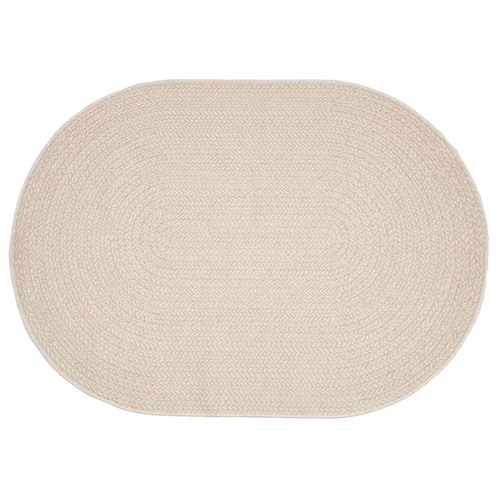Tappeto ZIZUR Crema 170 x 120 cm Polipropilene
