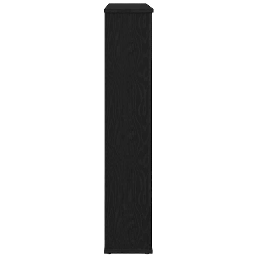 Cornice per Camino Rovere Nero 100x20x100 cm in Truciolato - homemem39