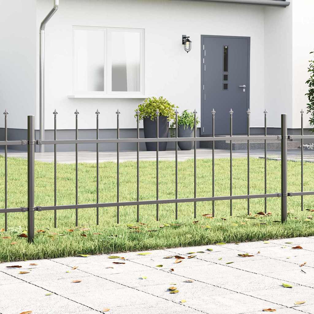Recinzione per Giardino 2 pcs Grigio 3,4 x 0,6 m | homemem39