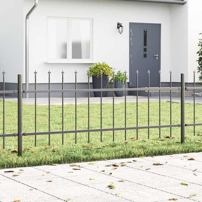 Recinzione per Giardino 2 pcs Grigio 3,4 x 0,6 m | homemem39