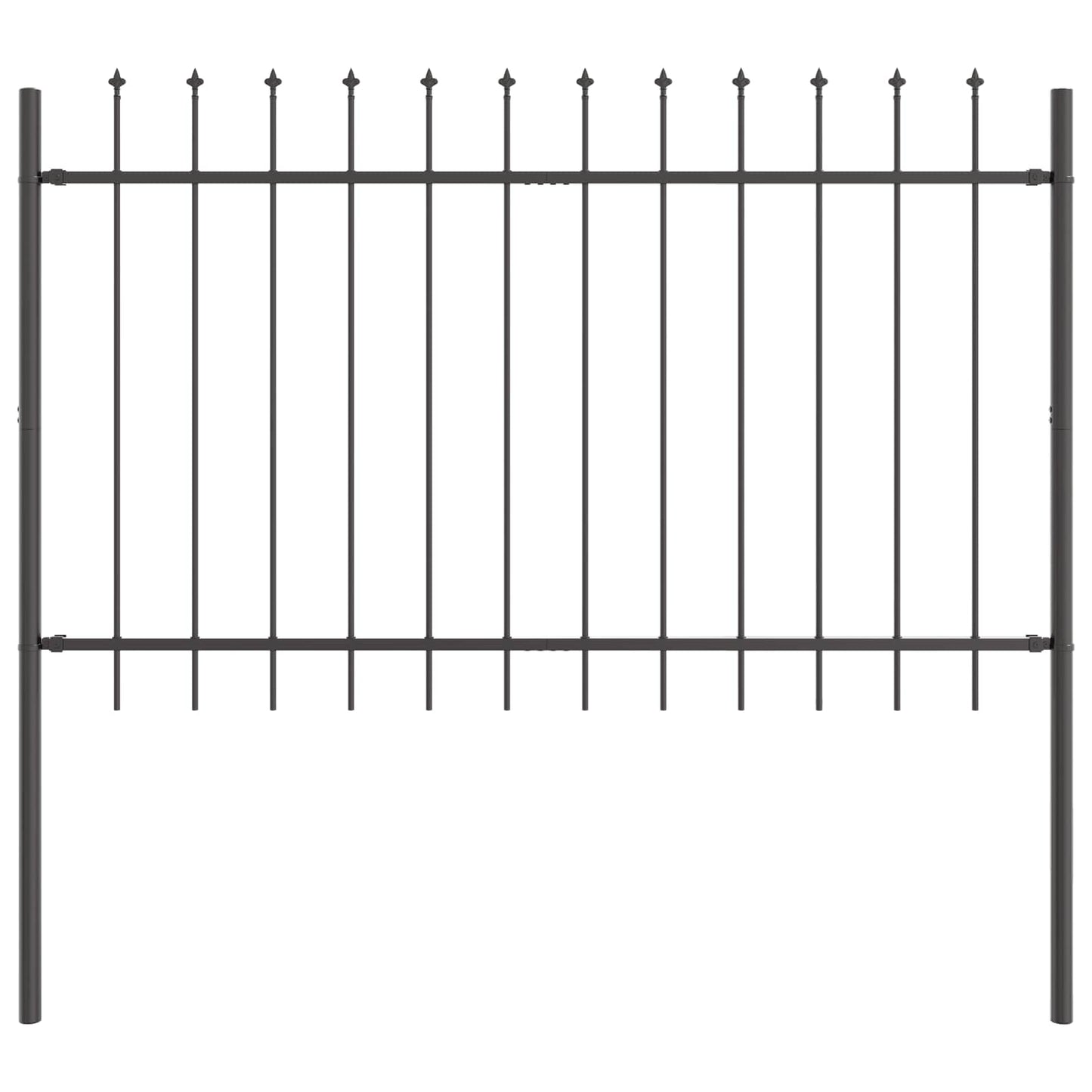 Recinzione per Giardino 2 pcs Grigio 3,4 x 1 m | homemem39