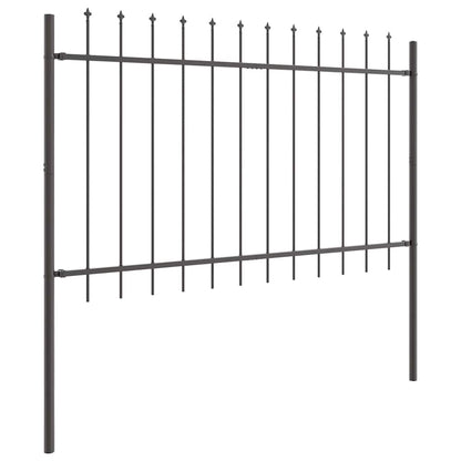 Recinzione per Giardino 2 pcs Grigio 3,4 x 1,2 m | homemem39