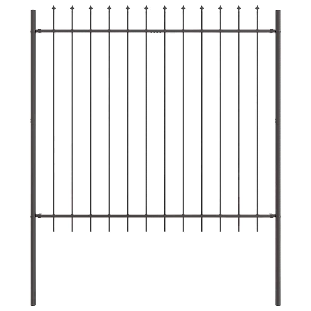 Recinzione per Giardino 2 pcs Grigio 3,4 x 1,5 m | homemem39