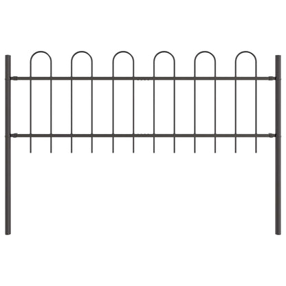 Recinzione per Giardino 2 pcs Grigio 3,4 x 0,6 m | homemem39
