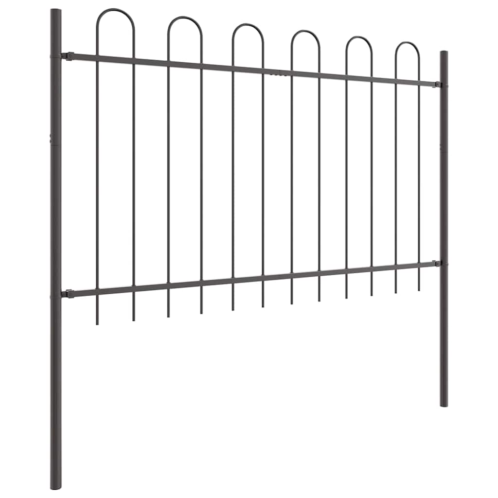 Recinzione per Giardino 2 pcs Grigio 3,4 x 0,8 m | homemem39