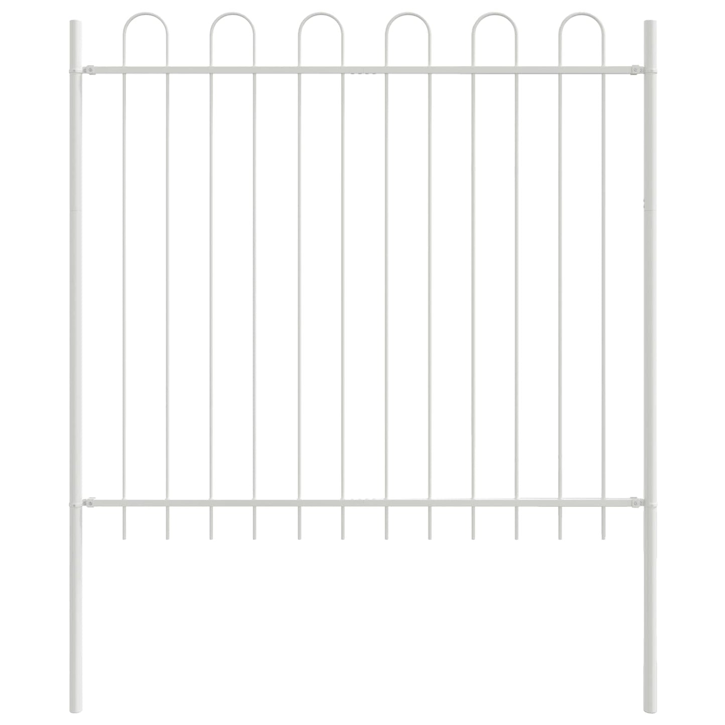 Recinzione per Giardino 2 pcs Grigio 3,4 x 1 m