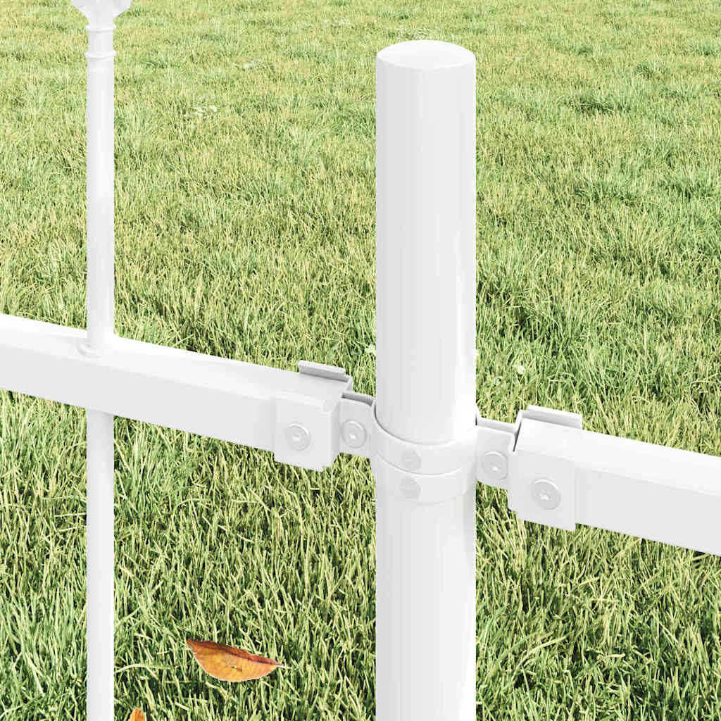 Recinzione per Giardino 2 pcs Bianco 3,4 x 0,6 m | homemem39