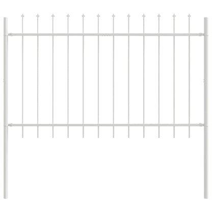 Recinzione per Giardino 2 pcs Bianco 3,4 x 0,8 m | homemem39