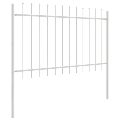 Recinzione per Giardino 2 pcs Bianco 3,4 x 1 m | homemem39