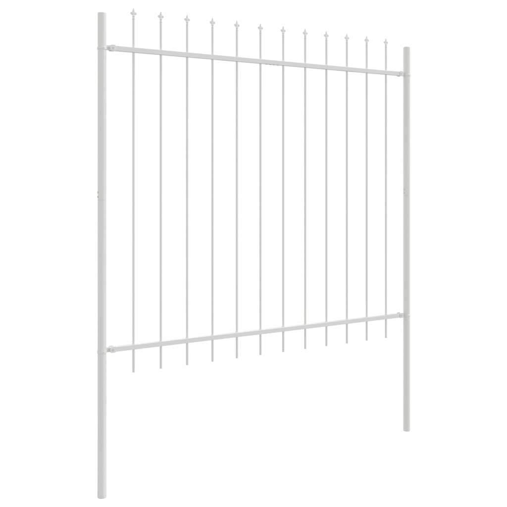 Recinzione per Giardino 2 pcs Bianco 3,4 x 1,5 m
