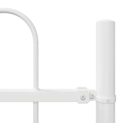 Recinzione per Giardino 3 pcs Bianco 5,1 x 0,8 m