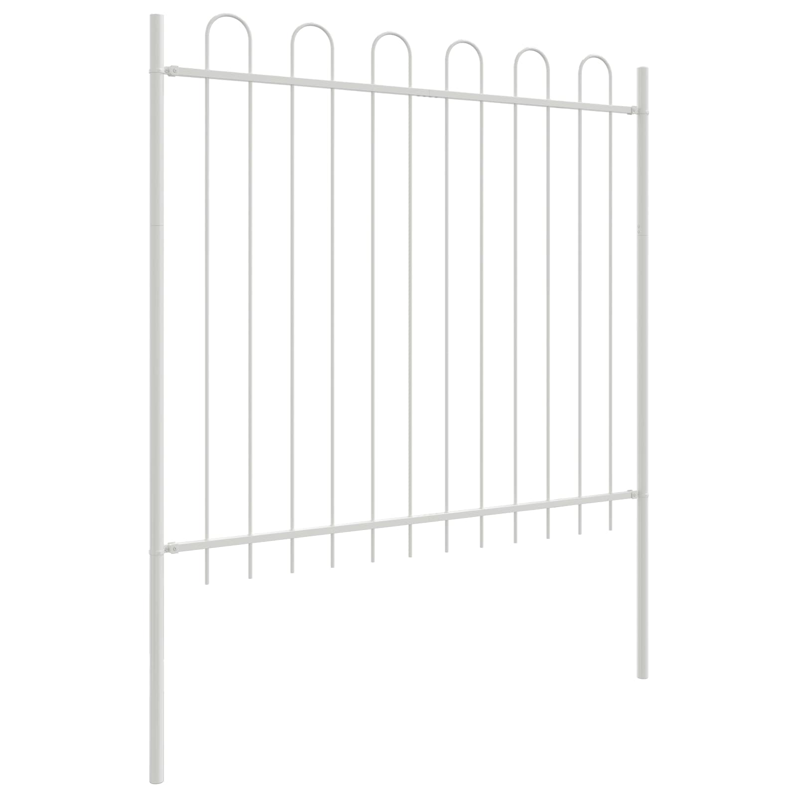 Recinzione per Giardino 4 pcs Grigio 6,8 x 1,2 m | homemem39