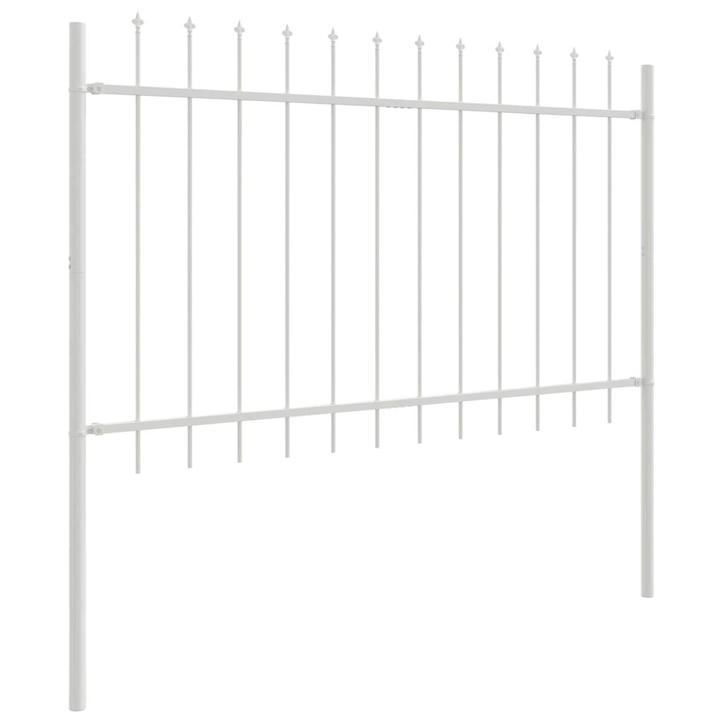 Recinzione per Giardino 4 pcs Bianco 6,8 x 1 m | homemem39