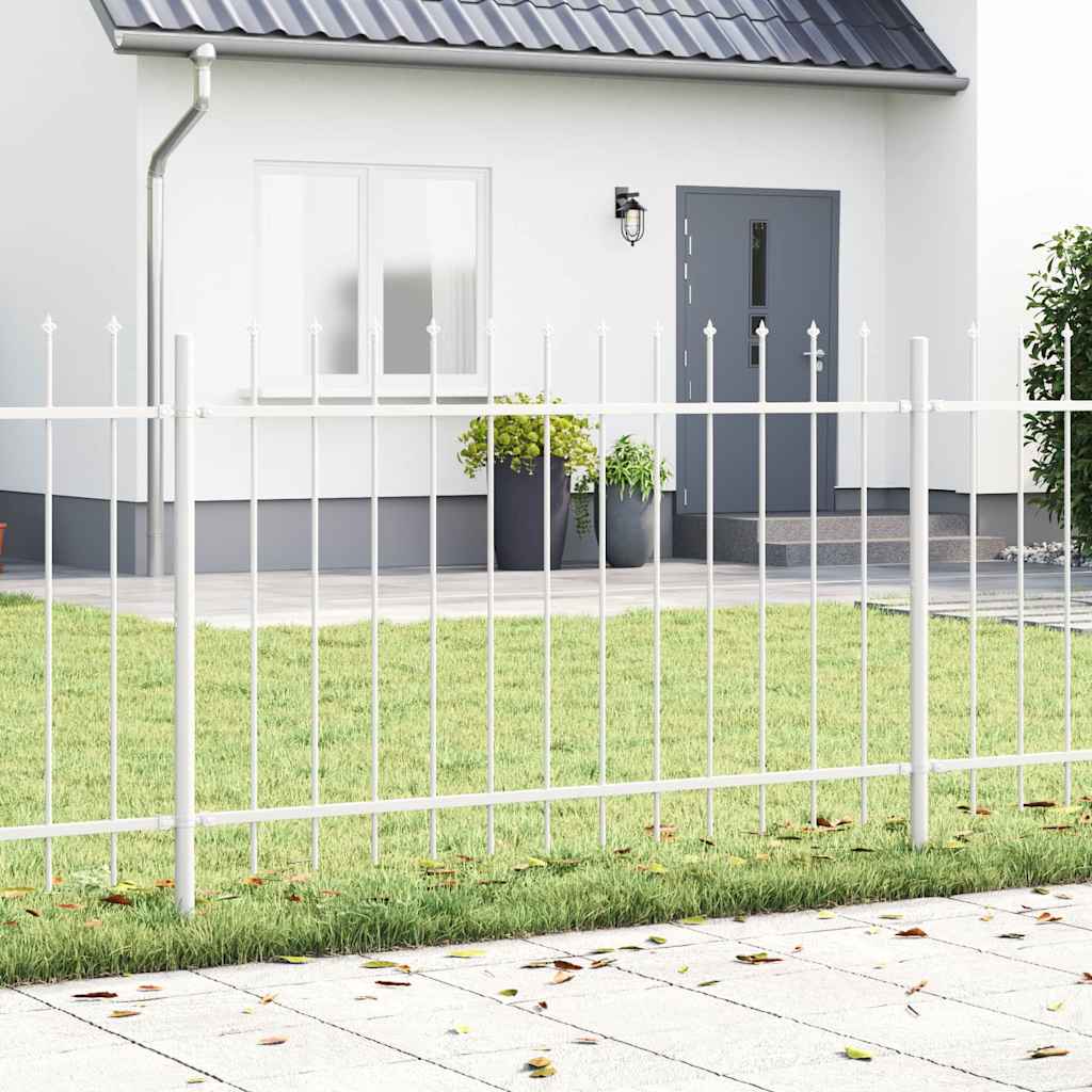 Recinzione per Giardino 4 pcs Bianco 6,8 x 1,2 m | homemem39