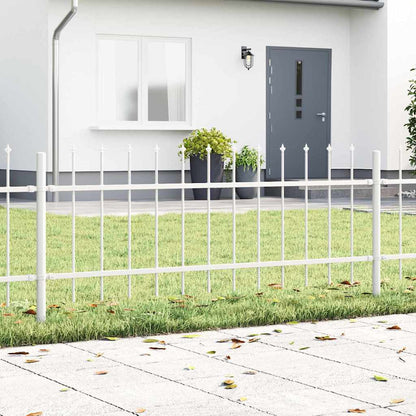 Recinzione per Giardino 6 pcs Bianco 10,2 x 0,6 m | homemem39