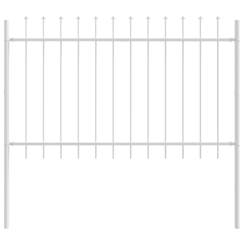 Recinzione per Giardino 6 pcs Bianco 10,2 x 1,2 m | homemem39