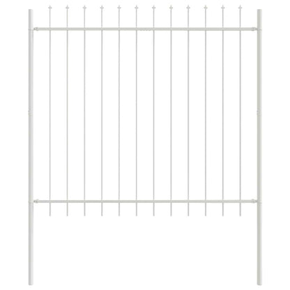 Recinzione per Giardino 6 pcs Bianco 10,2 x 1,5 m