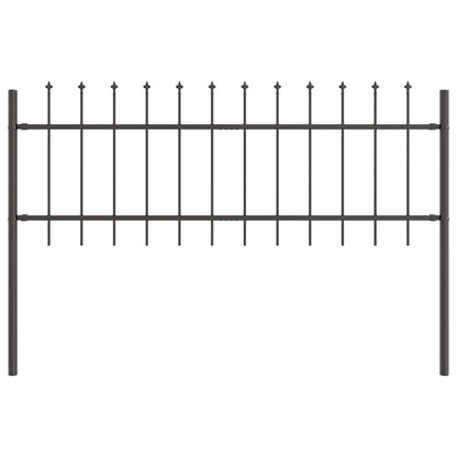 Recinzione per Giardino 7 pcs Grigio 11,9 x 0,6 m | homemem39