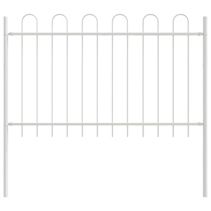 Recinzione per Giardino 8 pcs Bianco 13,6 x 0,8 m