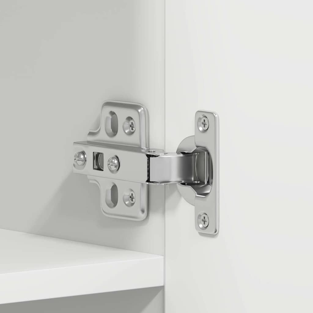 Mobile per scarpe Bianco 80 x 35.5 x 180 cm Legno multistrato