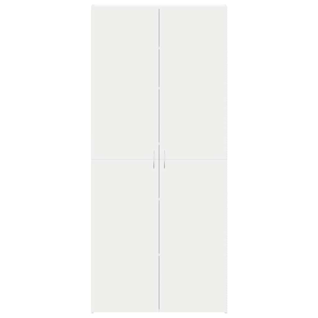 Mobile per scarpe Bianco 80 x 35.5 x 180 cm Legno multistrato