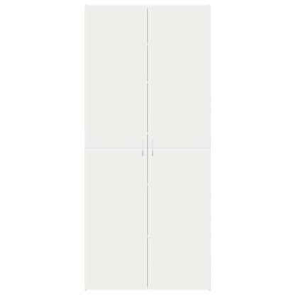 Mobile per scarpe Bianco 80 x 35.5 x 180 cm Legno multistrato