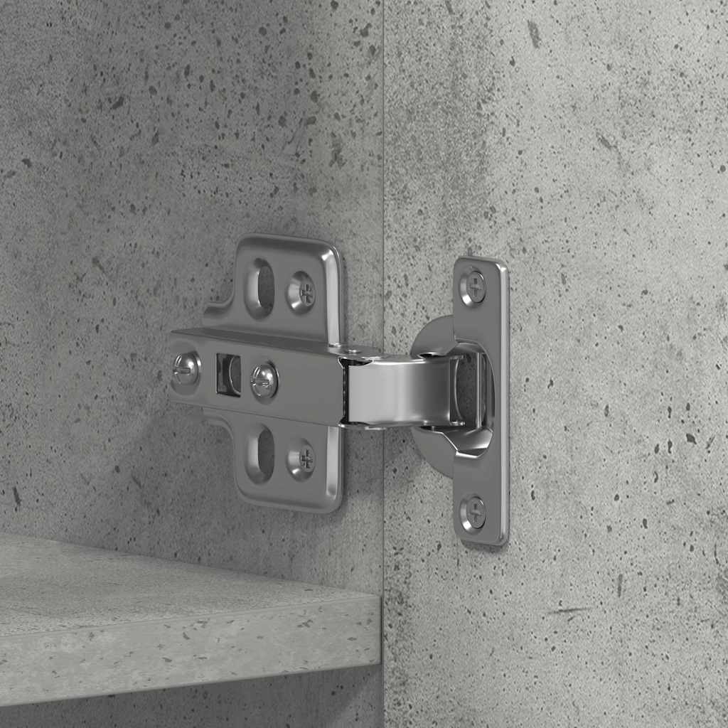 Mobile per scarpe Grigio 80 x 35.5 x 180 cm Legno multistrato