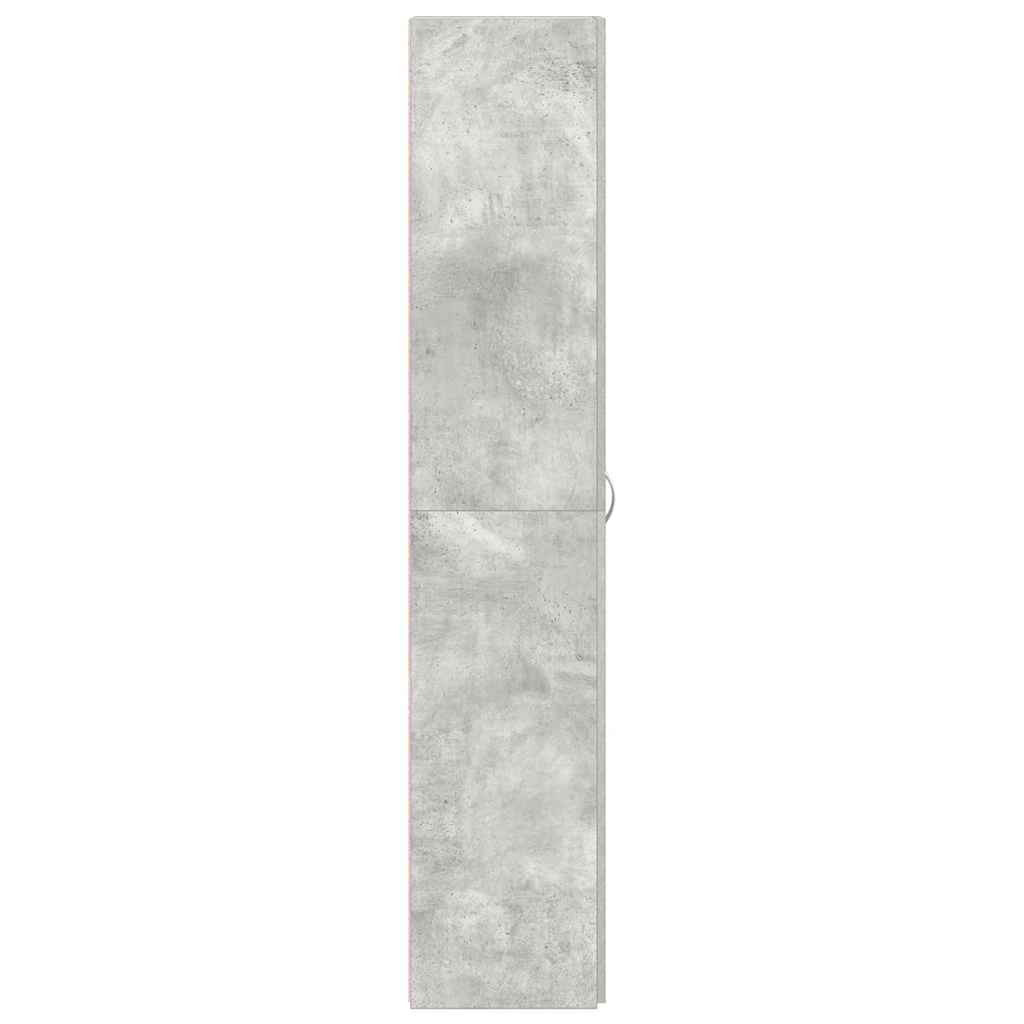 Mobile per scarpe Grigio 80 x 35.5 x 180 cm Legno multistrato