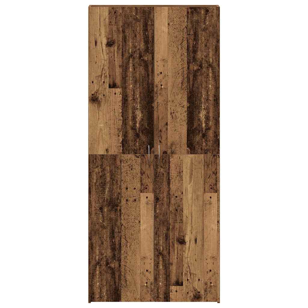 Mobile per scarpe Marrone 80 x 35.5 x 180 cm Legno multistrato