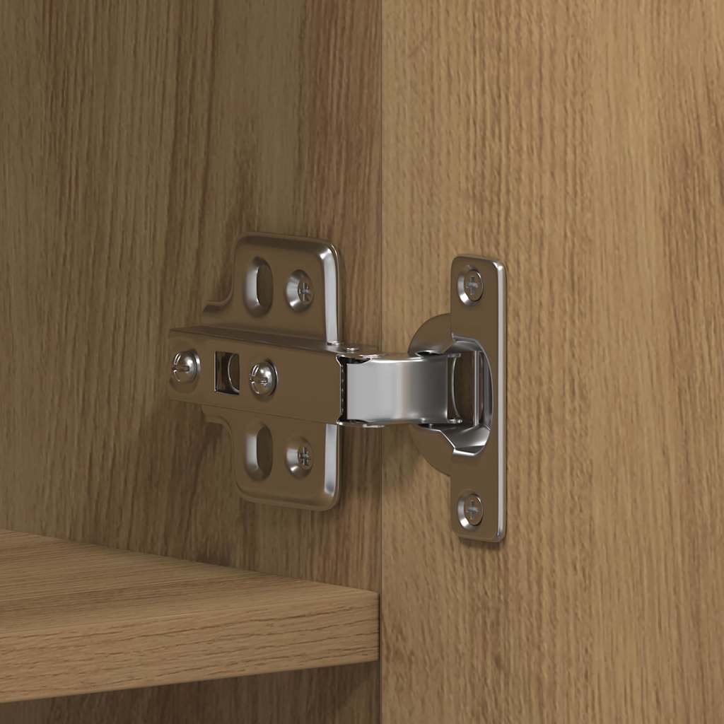 Mobile per scarpe Marrone 80 x 35.5 x 180 cm Legno multistrato