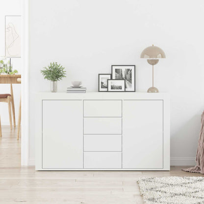 Credenza con cassetto Bianco 120 x 36 x 69 cm Legno multistrato