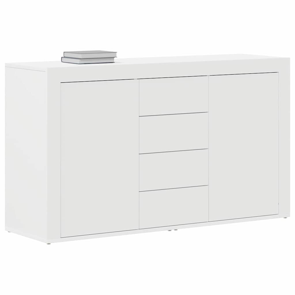 Credenza con cassetto Bianco 120 x 36 x 69 cm Legno multistrato