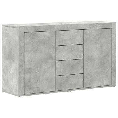 Credenza Grigio cemento 120 x 36 x 69 cm Legno multistrato - homemem39